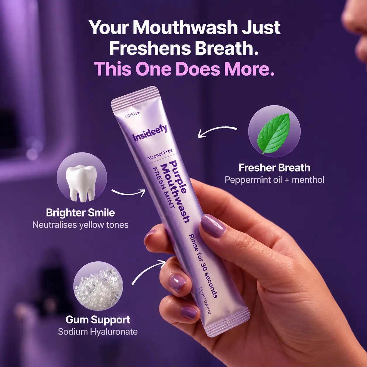 Insideefy™ Purple Mouthwash