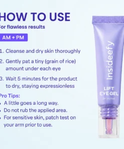 Insideefy Lift Eye Gel – Hydrating & Refreshing Under-Eye Care